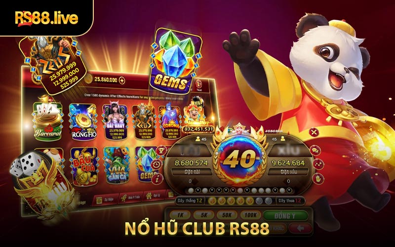 Nổ Hũ Club RS88 - Thế Giới Game Đổi Thưởng Hấp Dẫn